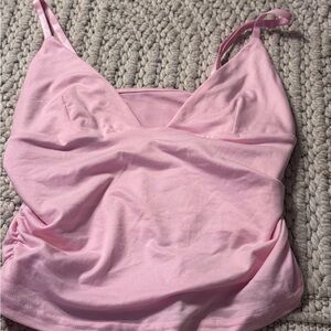 SHEIN Light Pink Sleeveless Top